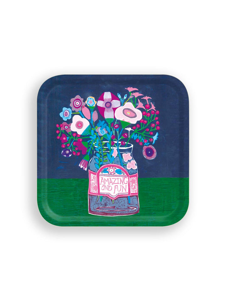Amazing and fun Small Square Birchwood Tray Design by Studio Avenida, Avenida Home’s own brand