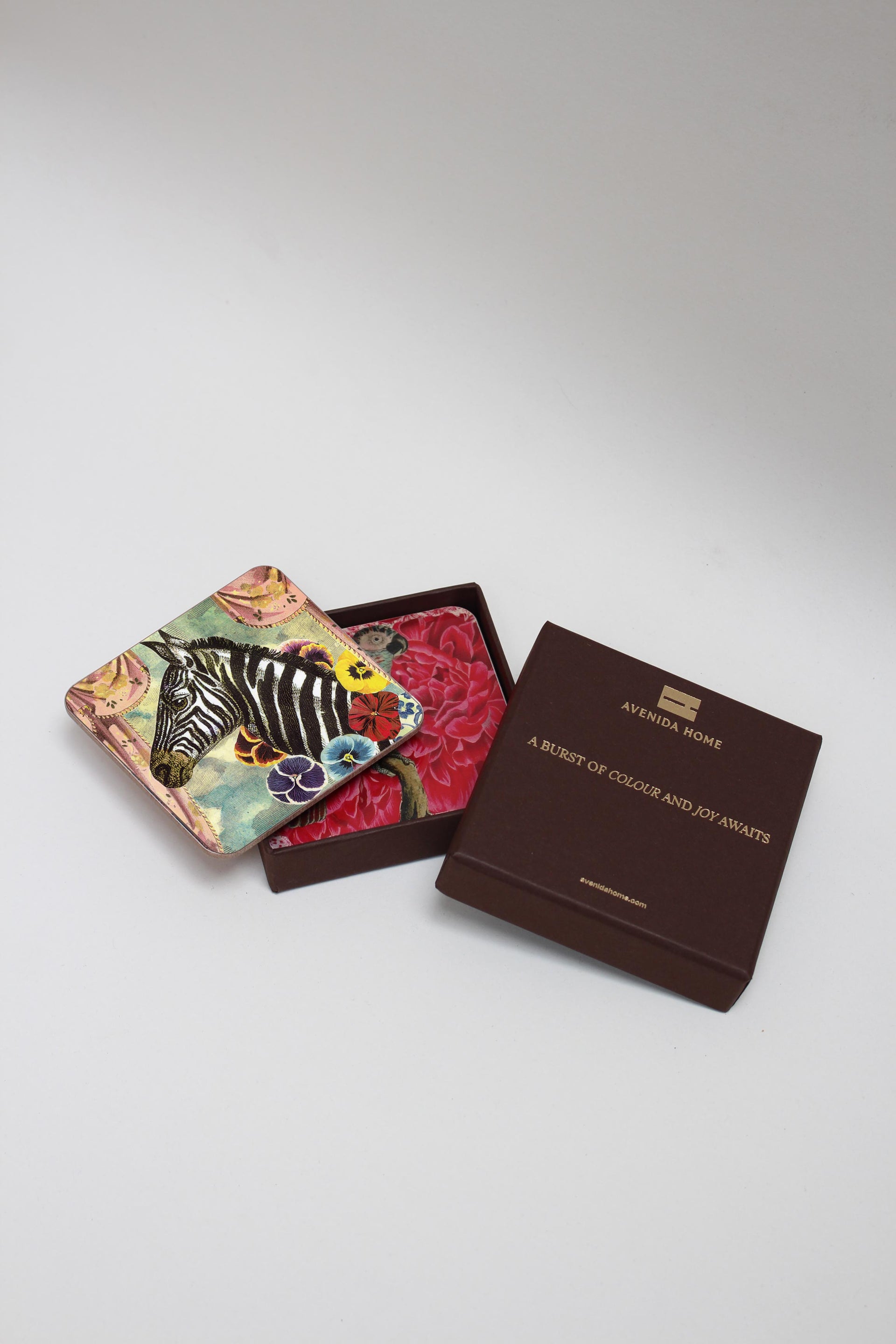 Colourful Animals Set of 4 Coaster Set