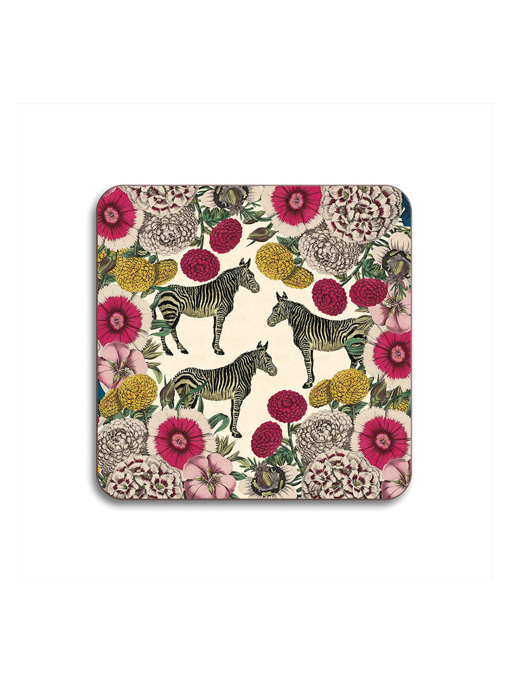  Flora Fauna Cream Coaster