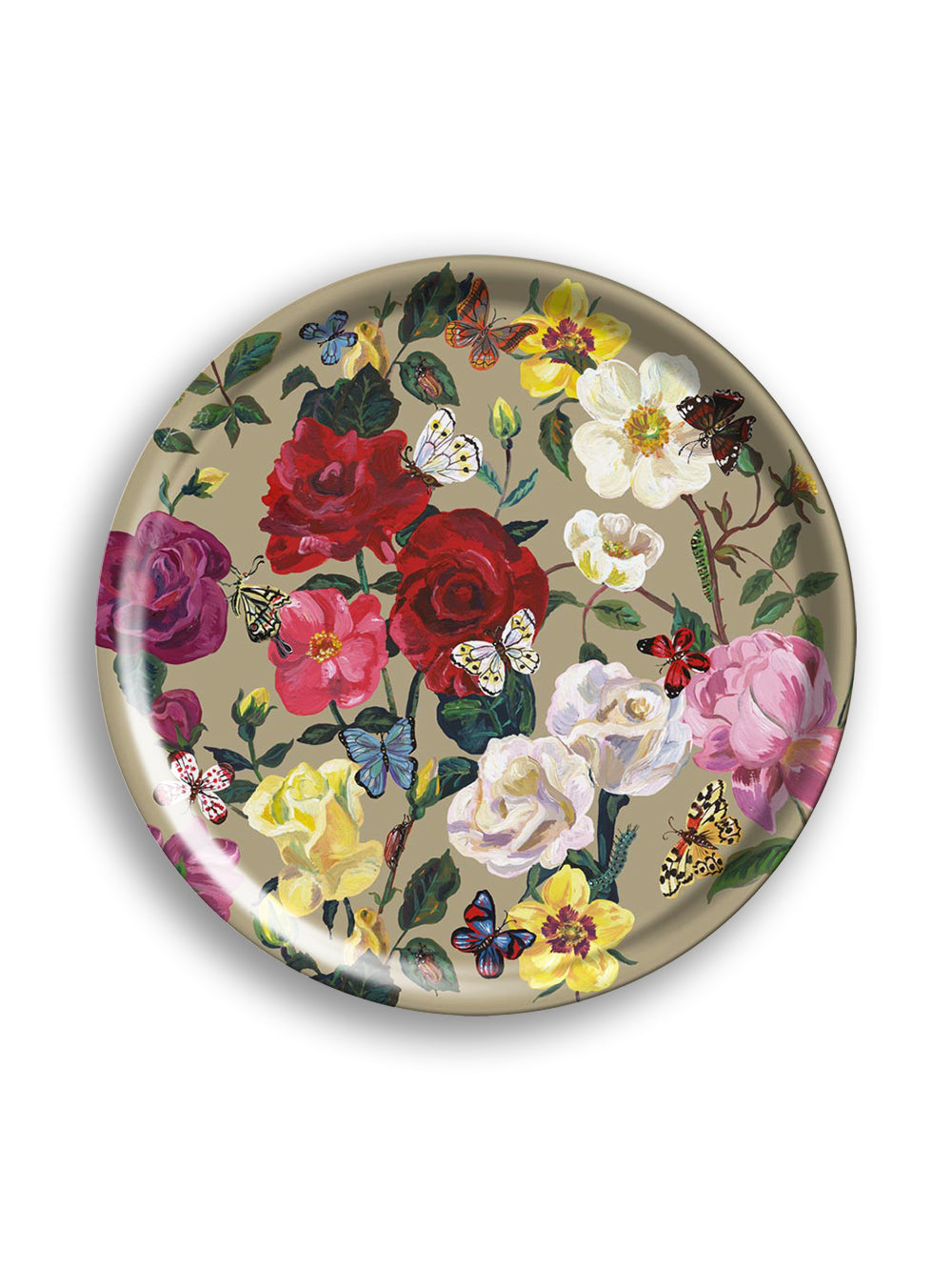 Roses Large Round Tray
