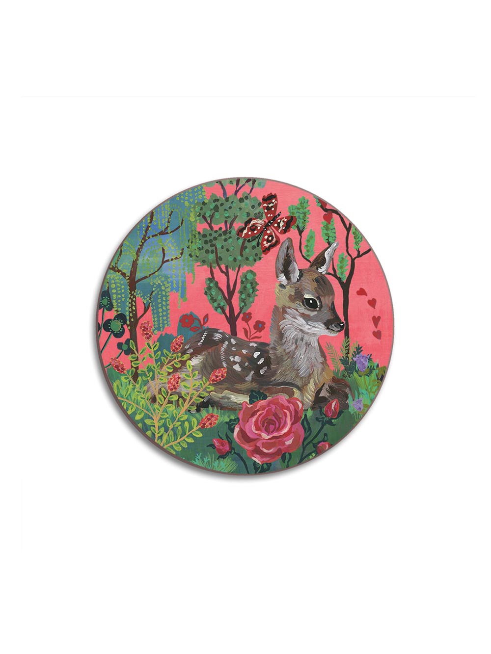 Bambi in the Woodland Coaster