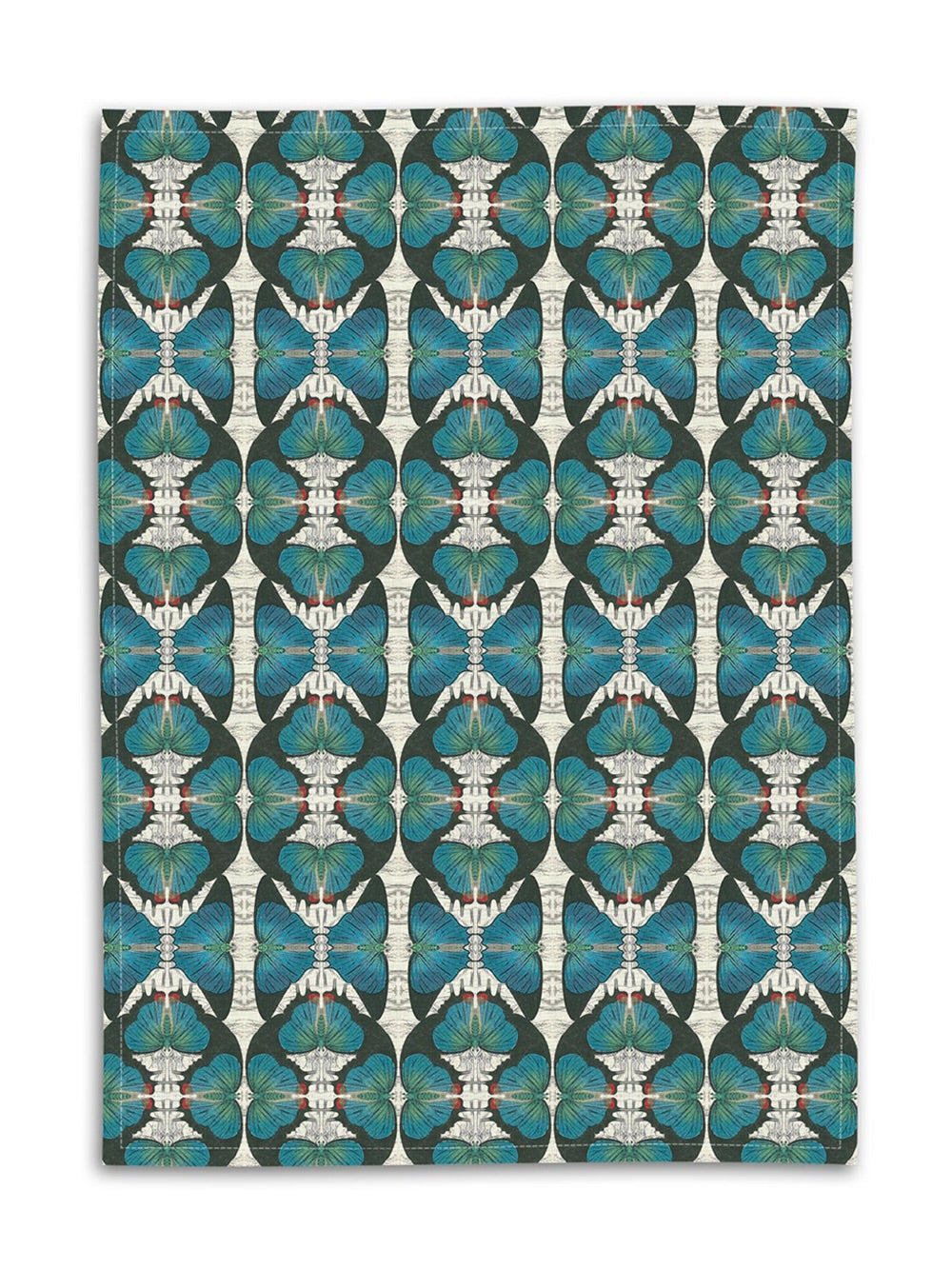 Blue Butterfly Tea Towel