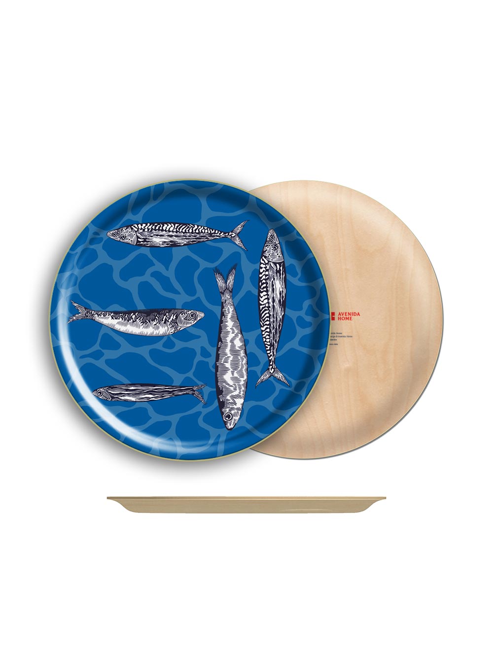 Blue Tide Marine Large Round Tray
