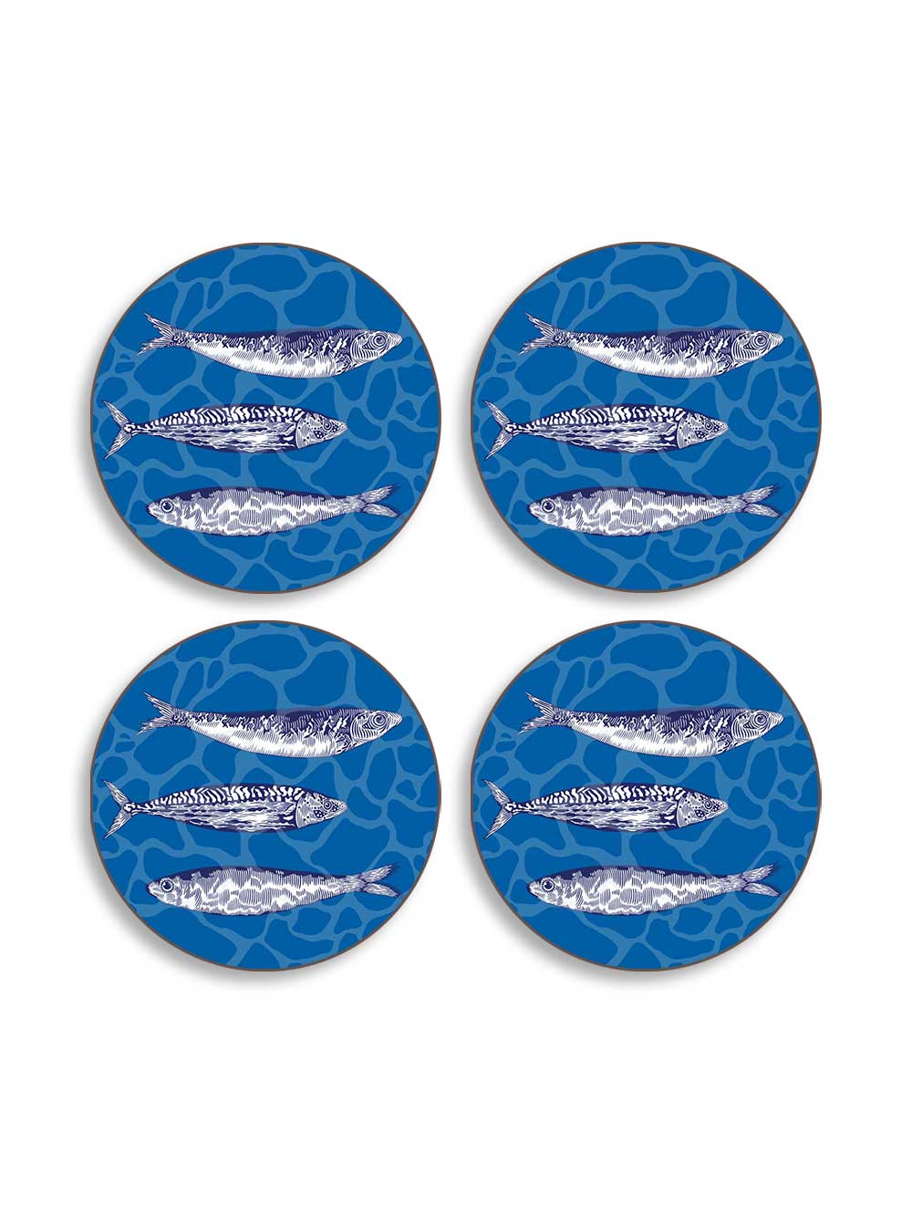 Blue Tide Marine Placemat Set by Studio Avenida, Avenida Home's own design house