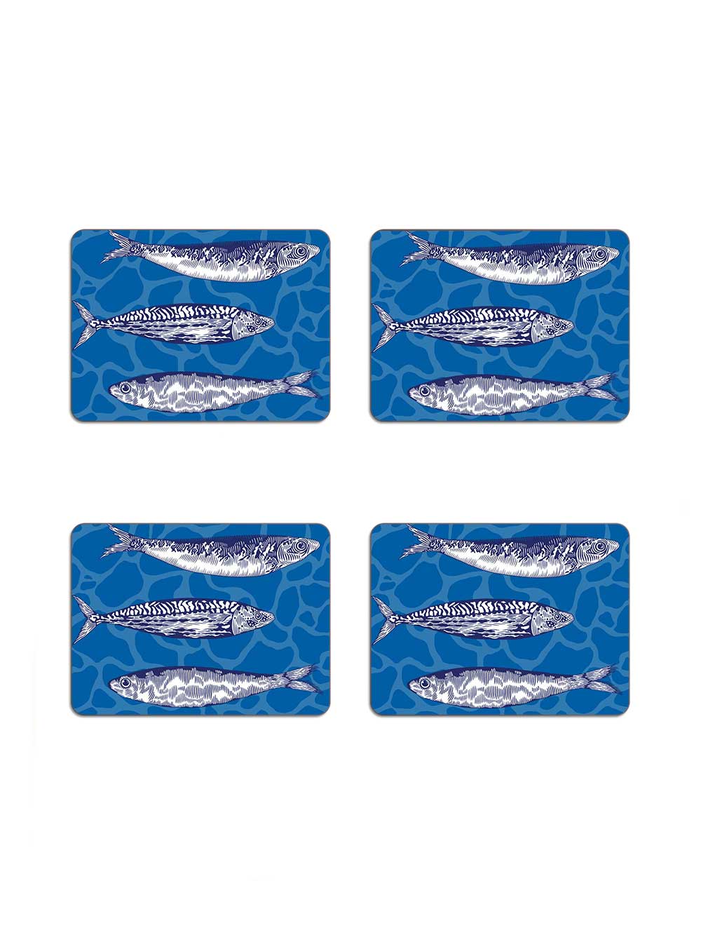 Blue Tide Marine Table Mat Set by Studio Avenida, Avenida Home's own design house