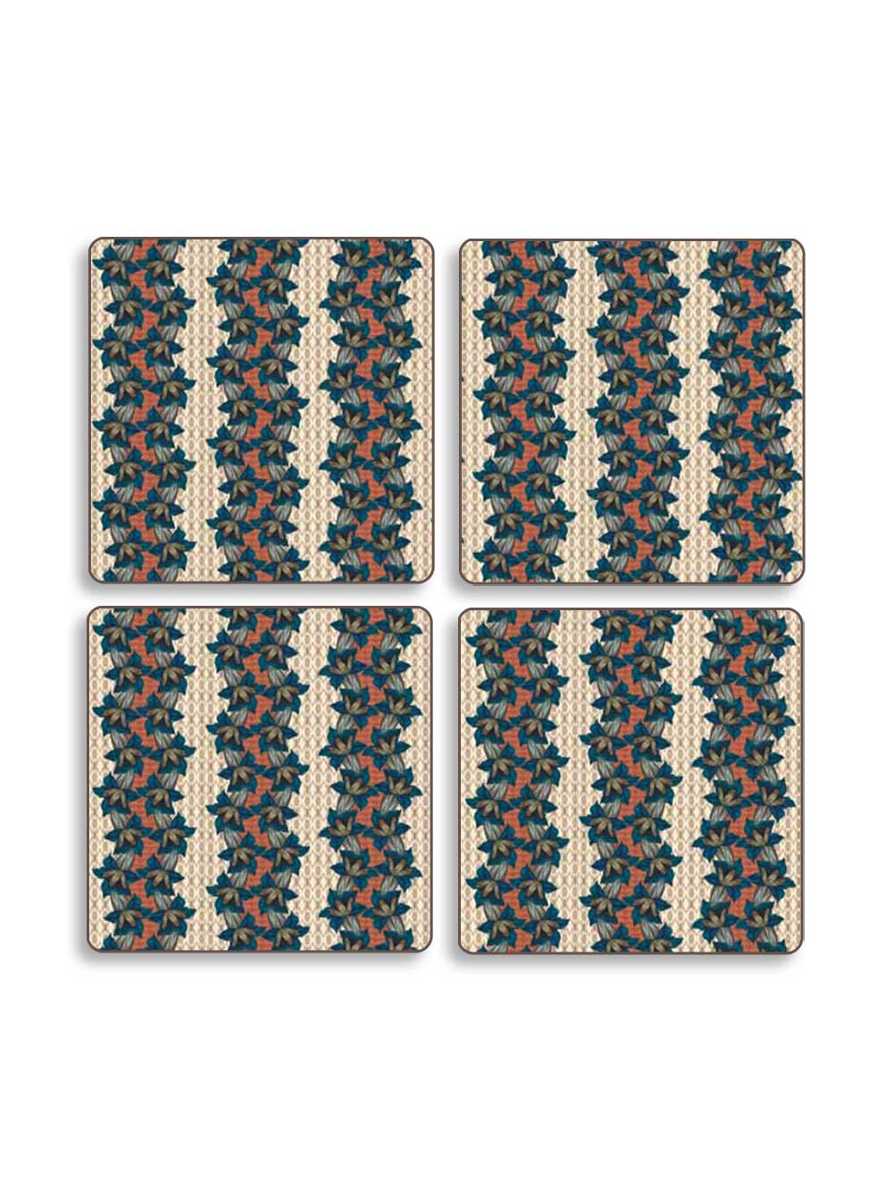 Blue Trumpet Placemat Set Design by Avenida Home with PATCH NYC 