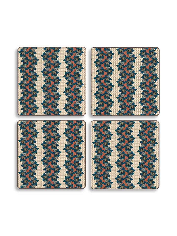Blue Trumpet Placemat Set Design by Avenida Home with PATCH NYC 