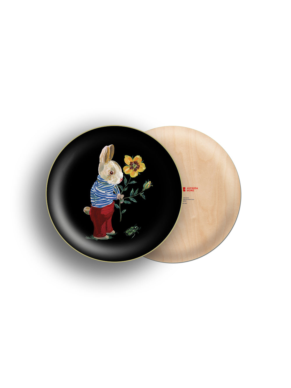 Bunny Birch Wood Mini Tray