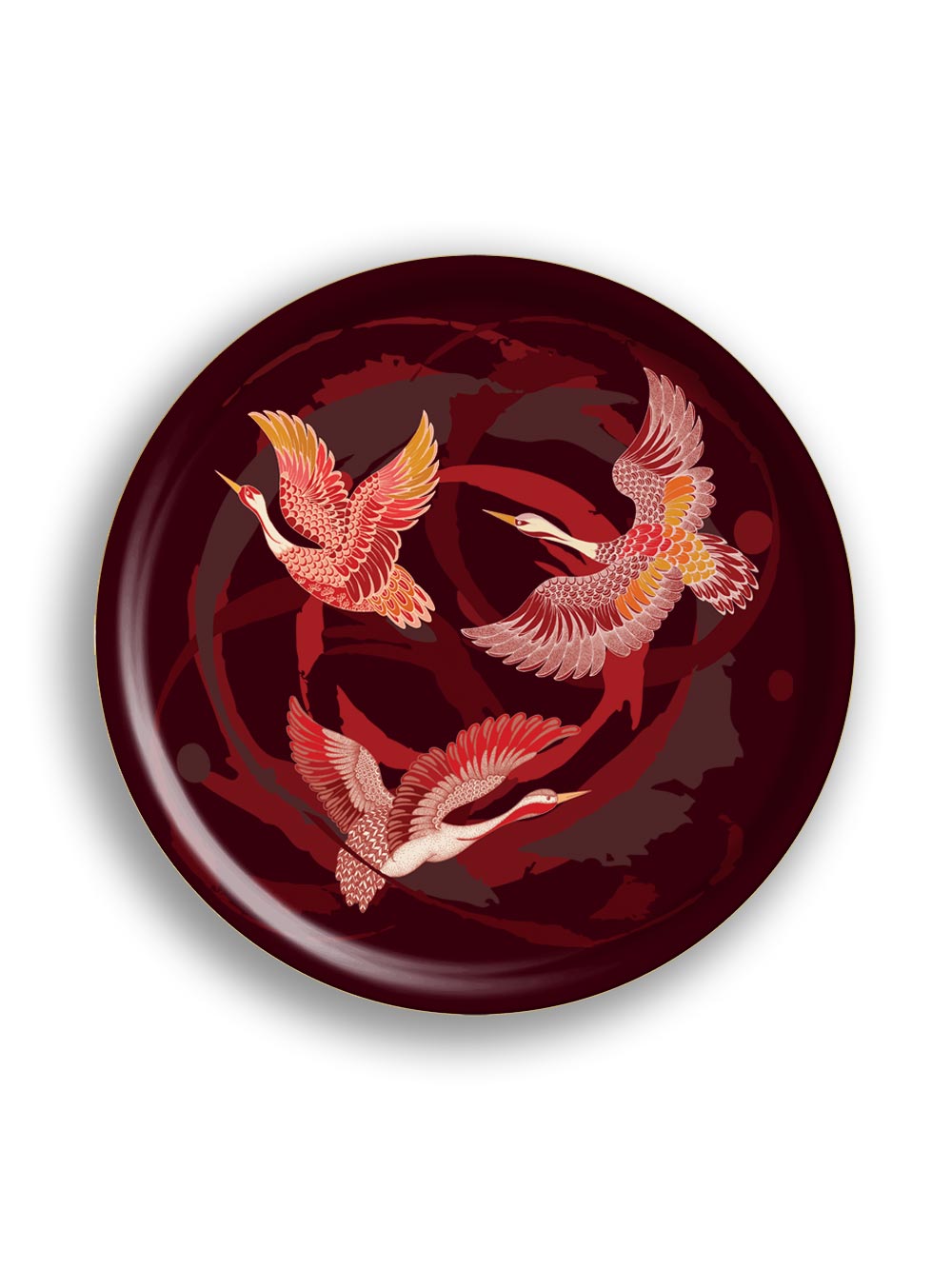 Geese Round Tray