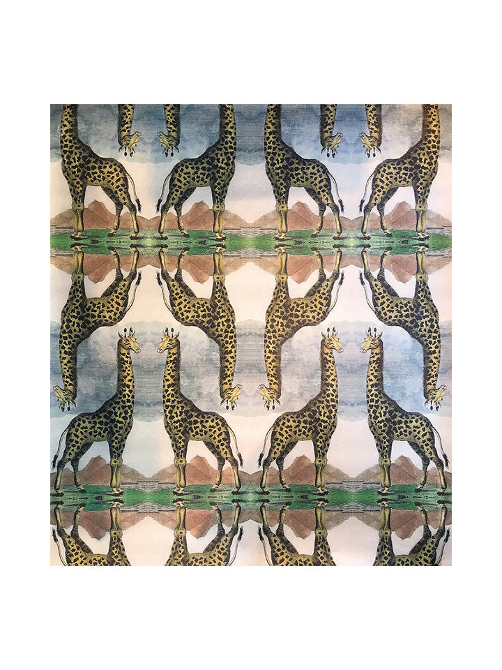 Giraffe Wallpaper Design by Avenida Home with PATCH NYC 