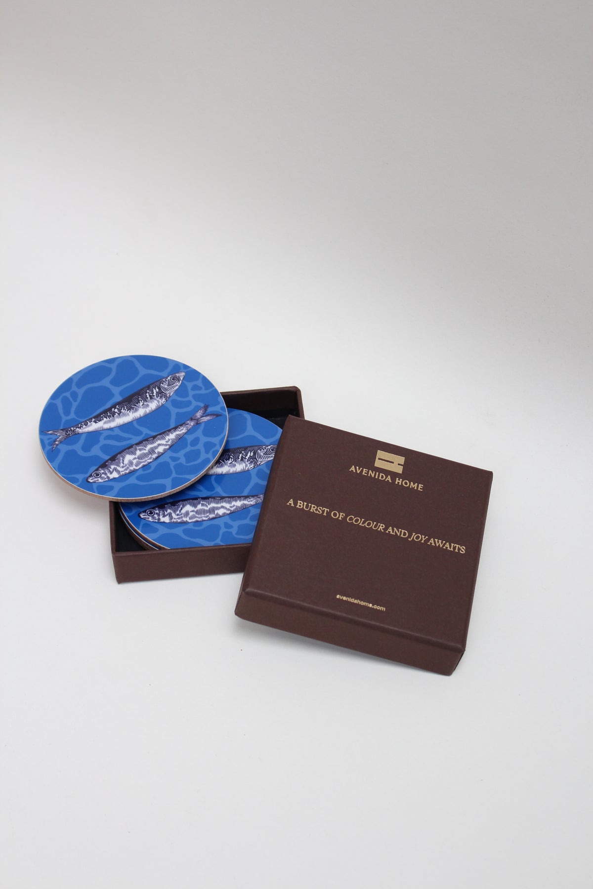 Blue Tide Marine Set of 4 Coasters