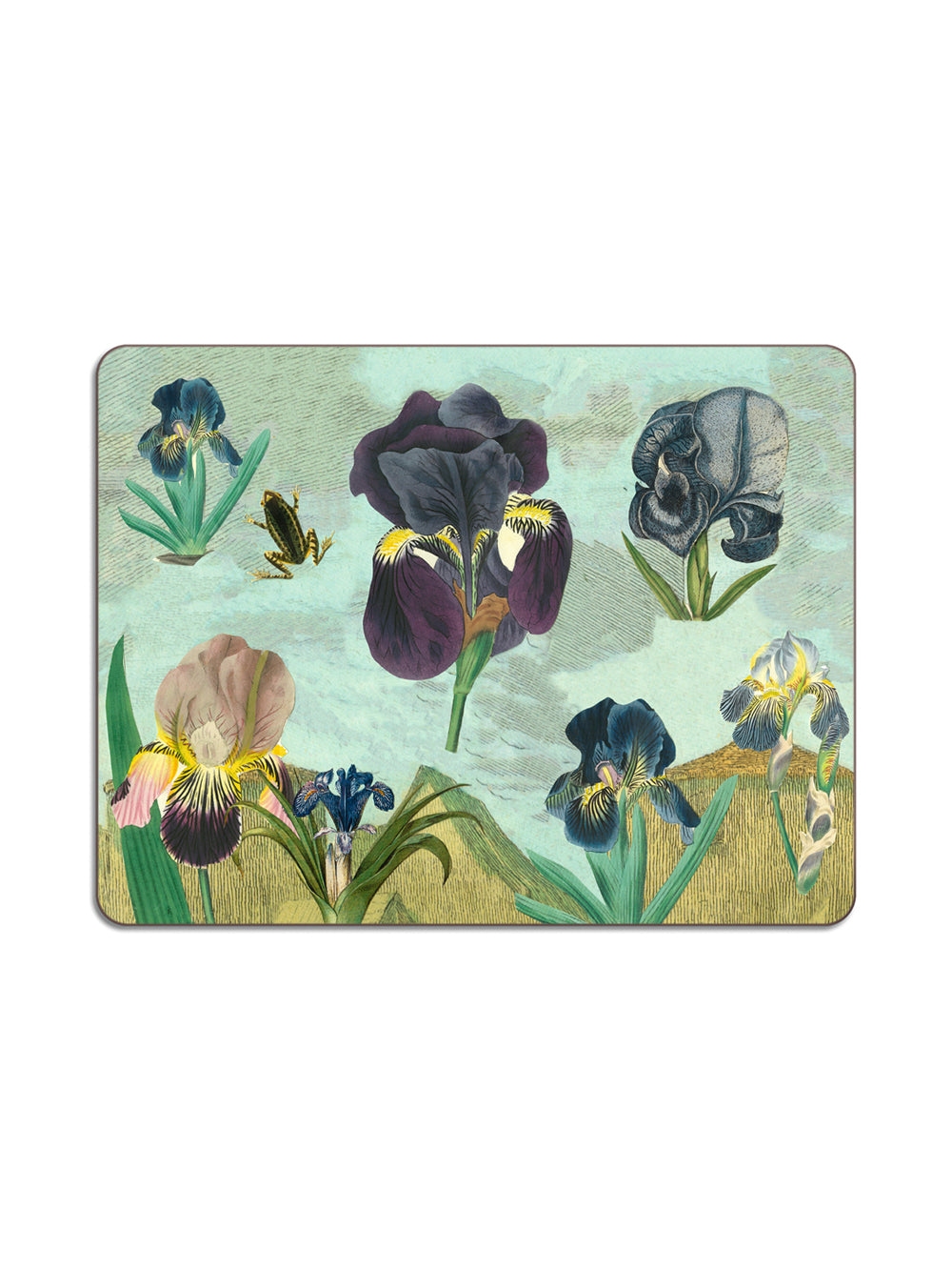Iris and Frog Table Mat