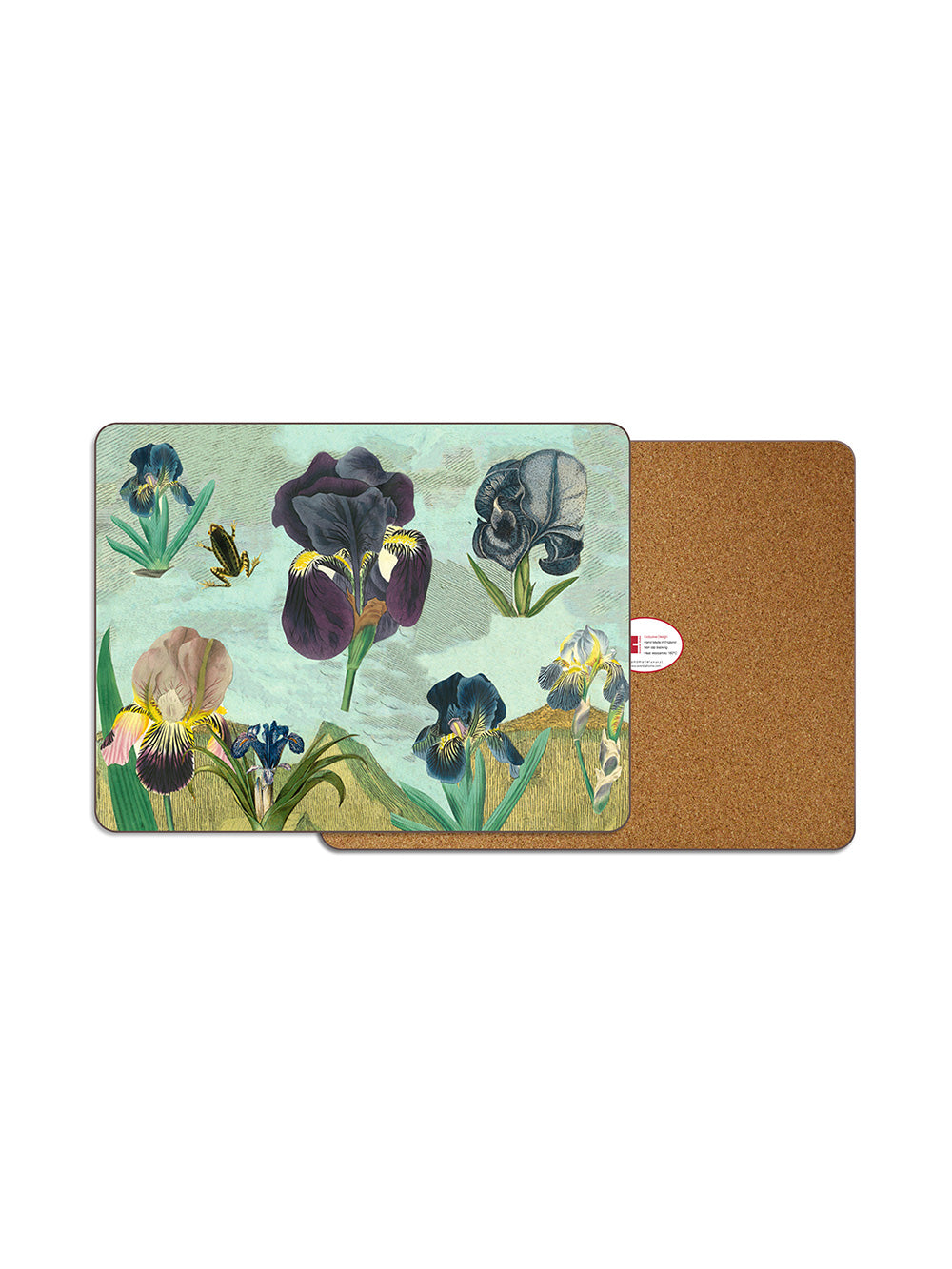 Iris and Frog Table Mat