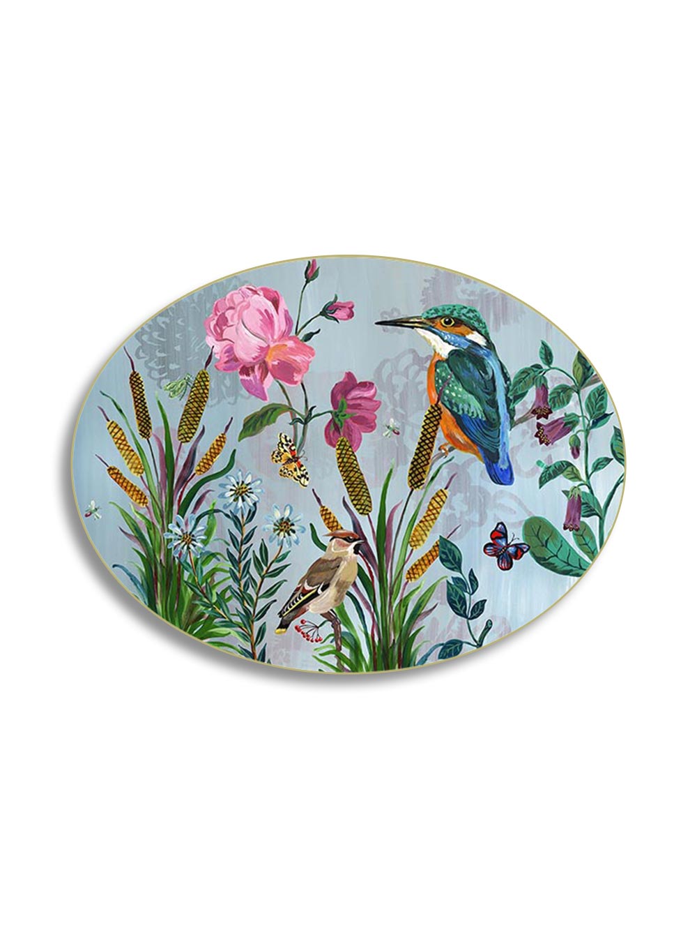 Kingfisher Oval Table Mat