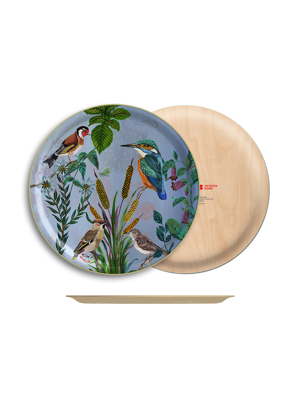 Kingfisher Round Tray
