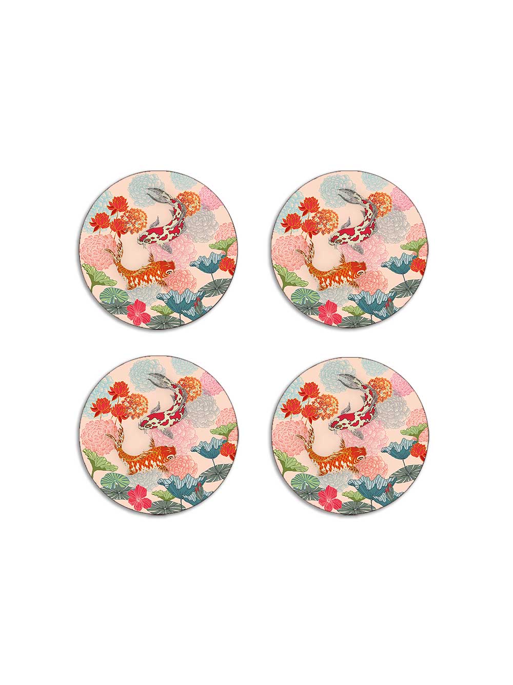 Lotus Set of 4 Coasters