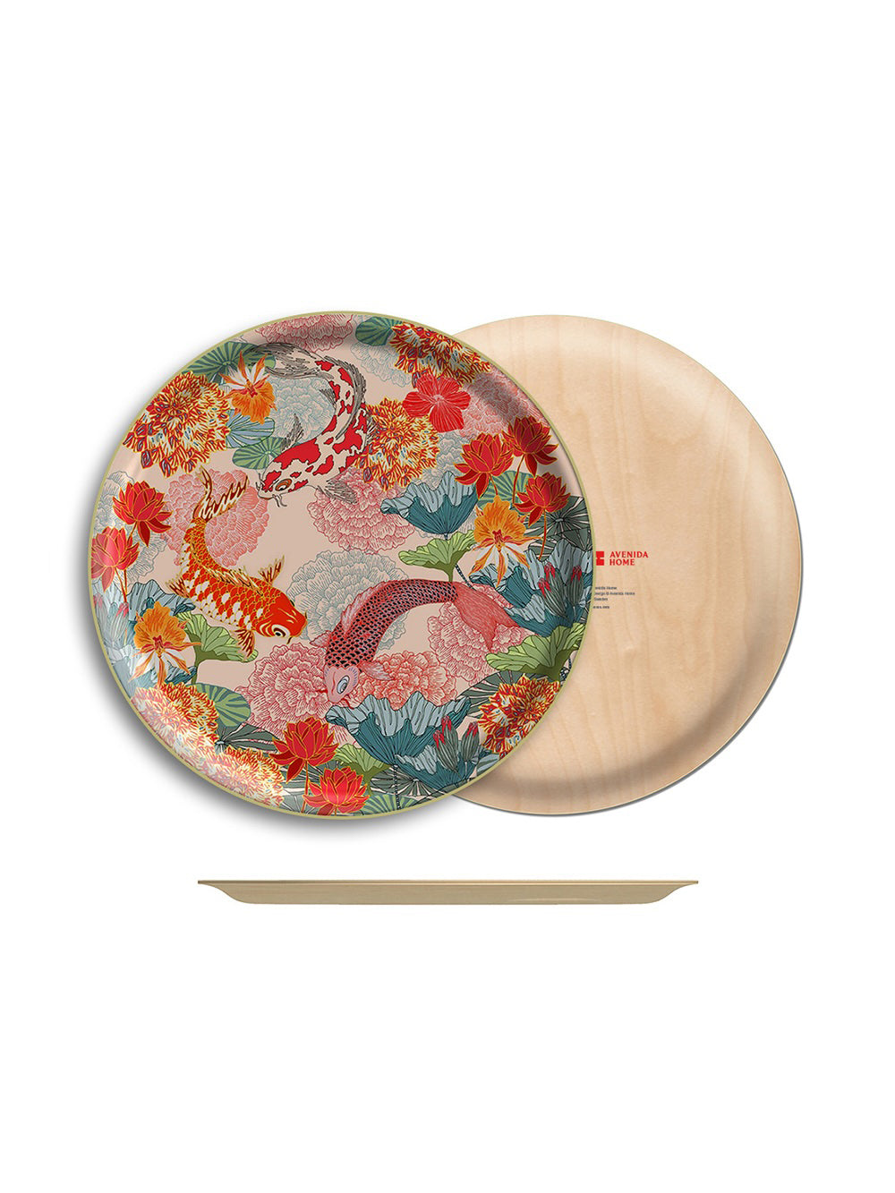 Lotus Large Round Tray