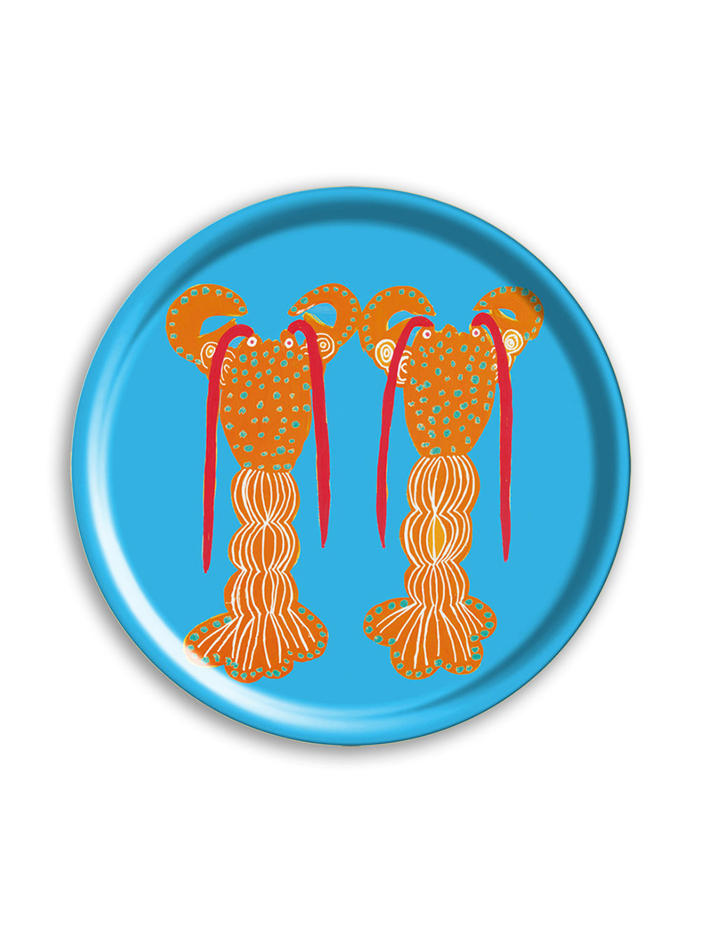 Mr and Mrs Lobster Round Tray