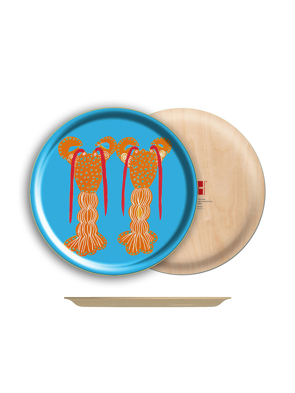 Mr and Mrs Lobster Round Tray