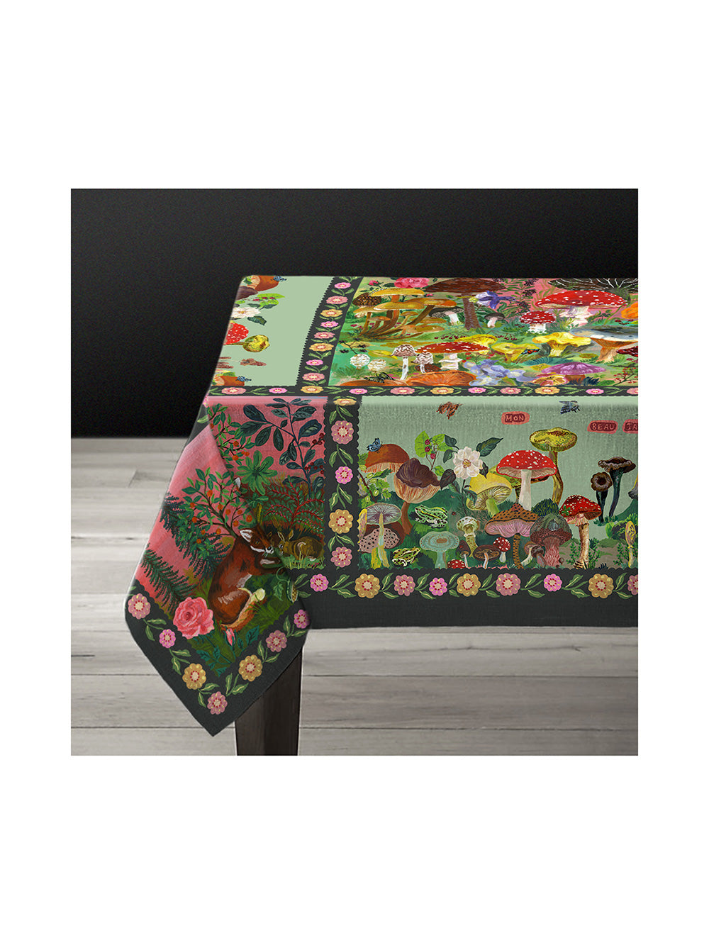 Mushroom Square Tablecloth