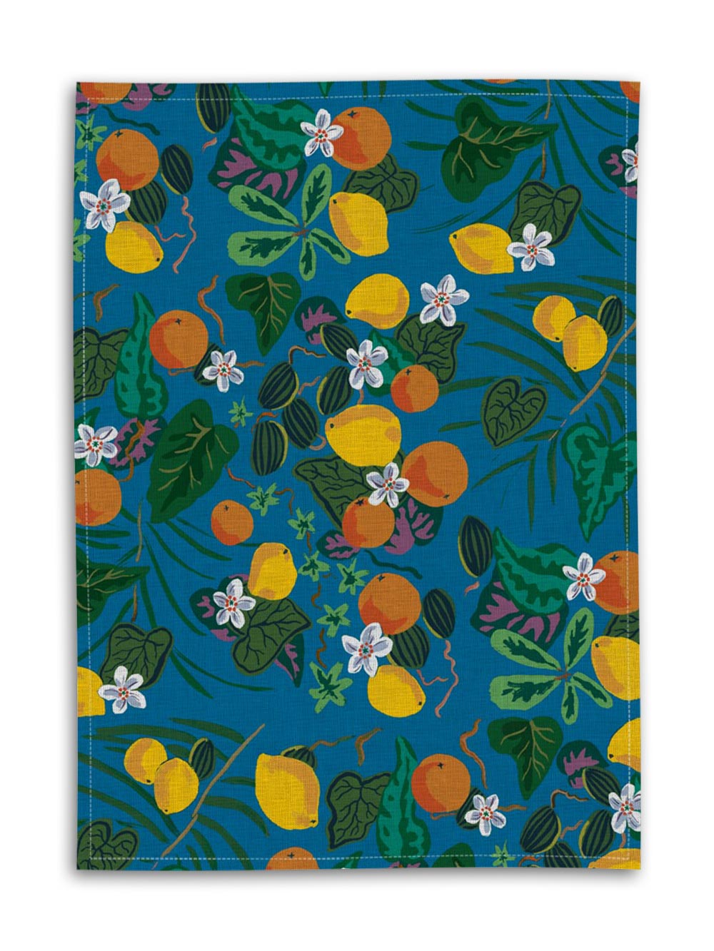 Oranges and Lemons Tea Towel