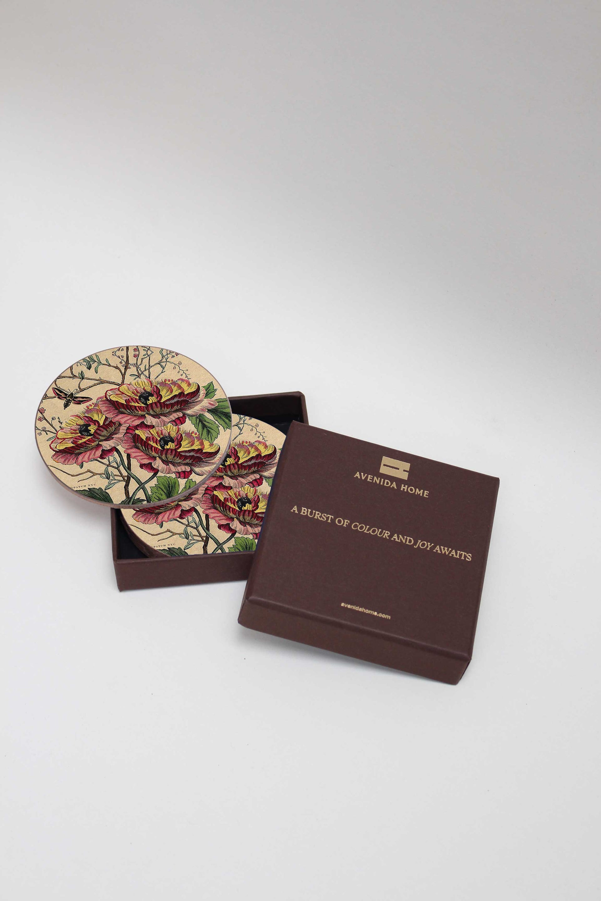 Poppy Set of 4 Coasters