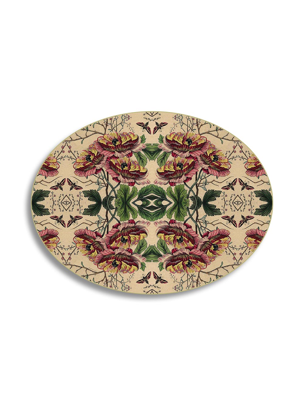 Poppy Oval Table Mat