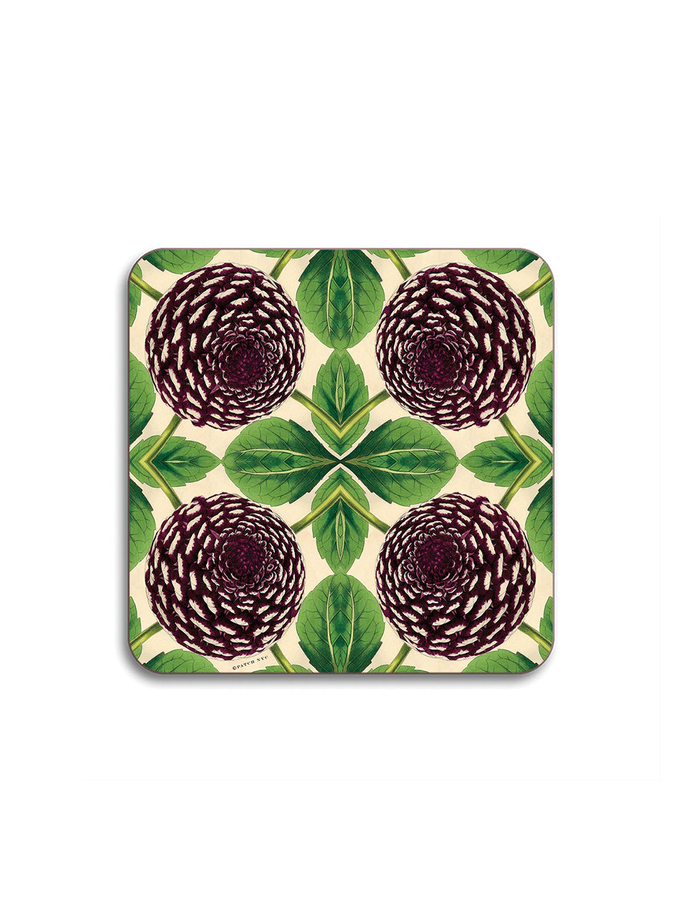 Purple Dahlia Coaster