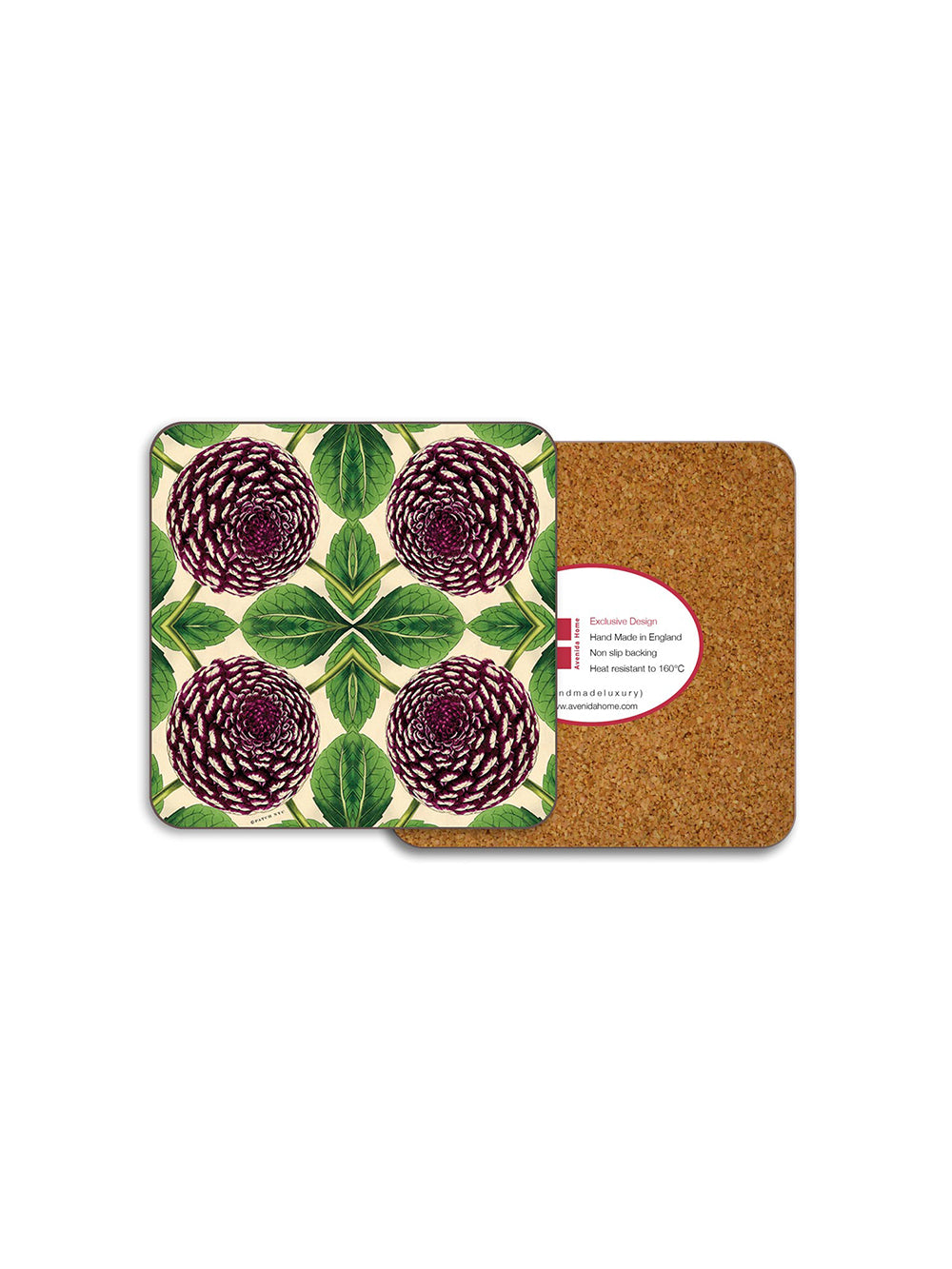 Purple Dahlia Coaster