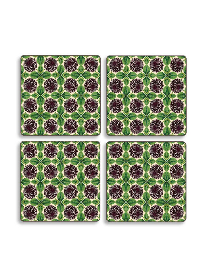 Purple Dahlia Placemat Set Design by Avenida Home with PATCH NYC 