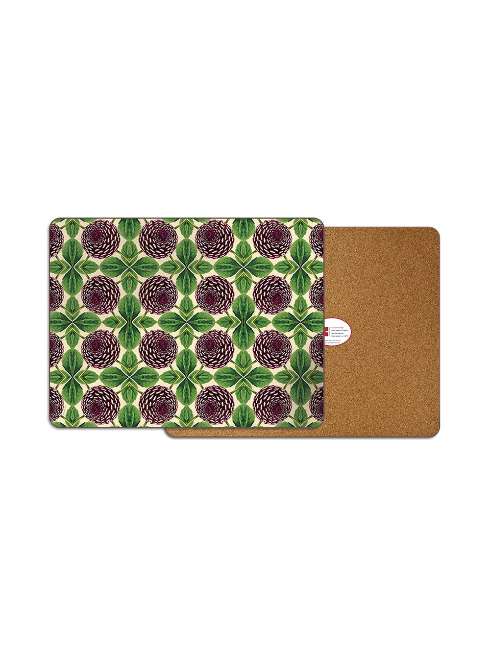 Purple Dahlia Rectangular Table Mat