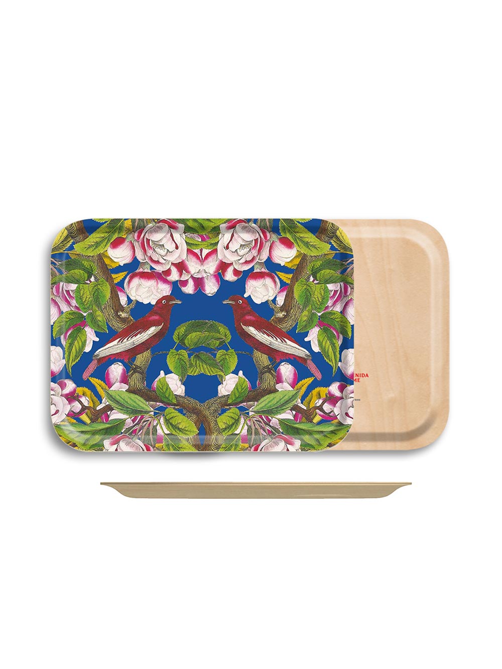 Ruby Birds Tray