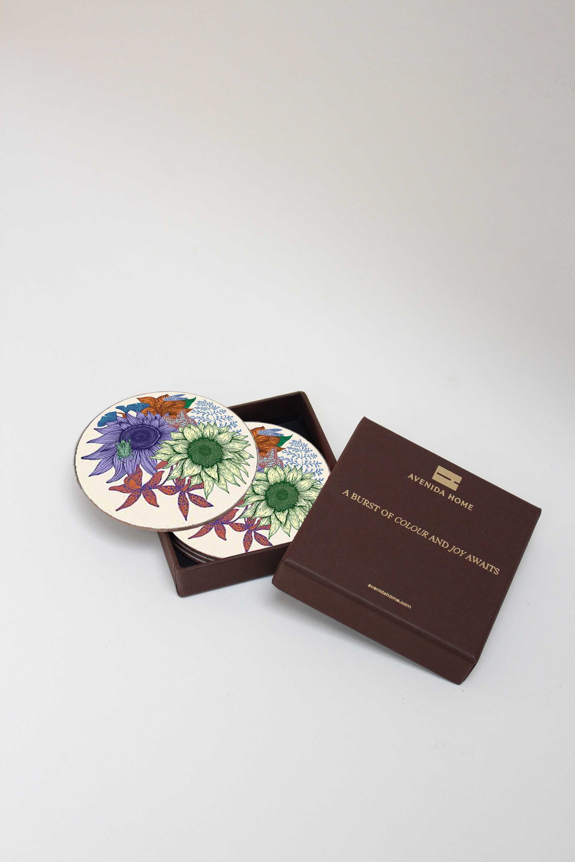 Sunflower Set of 4 Coasters