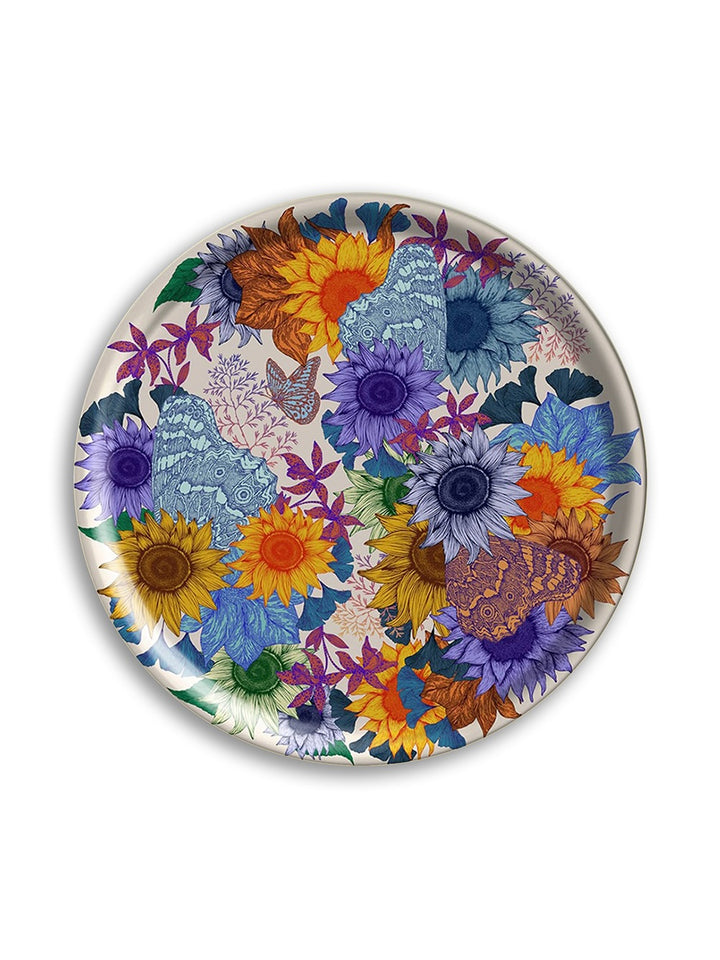Sunflower Large Round Birchwood Tray Design by Studio Avenida, Avenida Home’s own brand