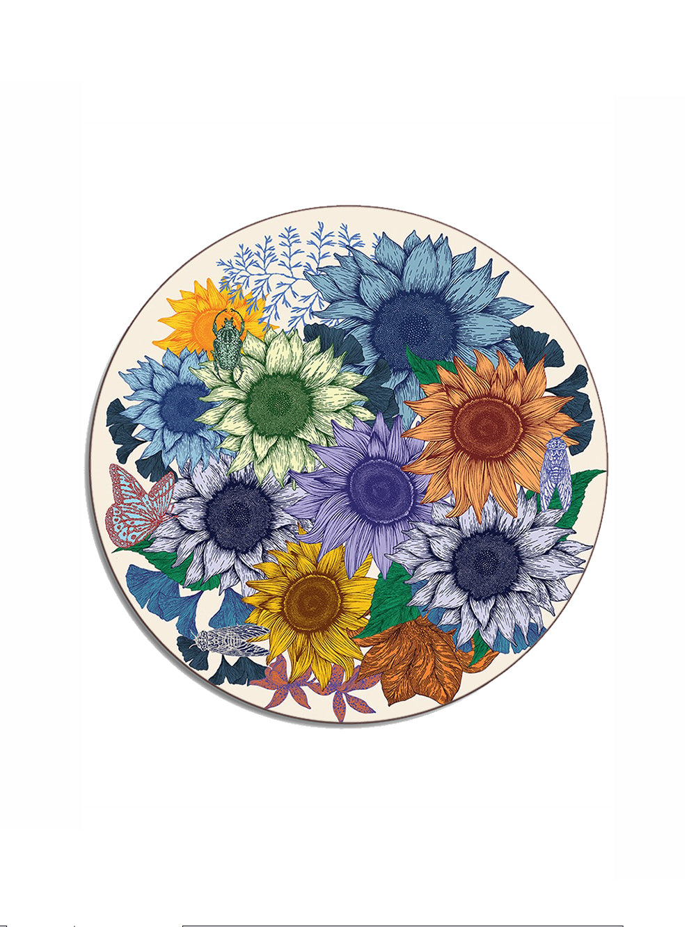 Sunflower Round Placemat Design by Studio Avenida, Avenida Home’s own brand