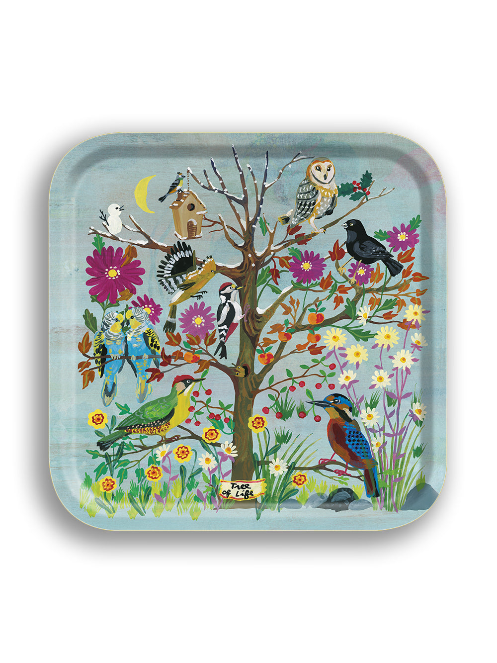 The Tree of Life Square Tray