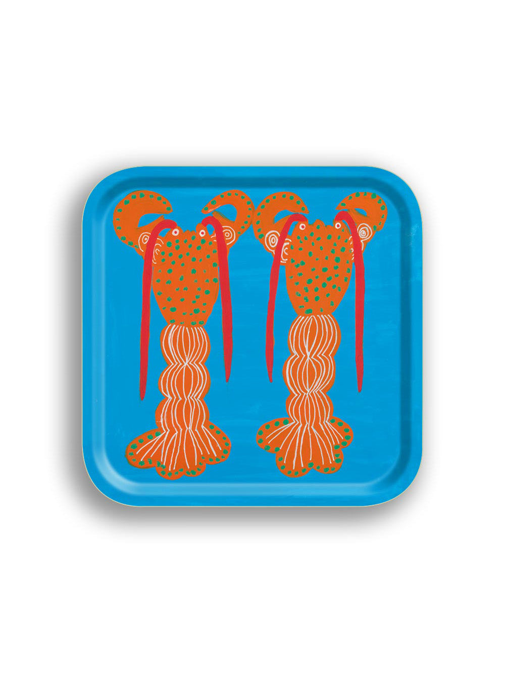 Two Lobsters Small Square Tray
