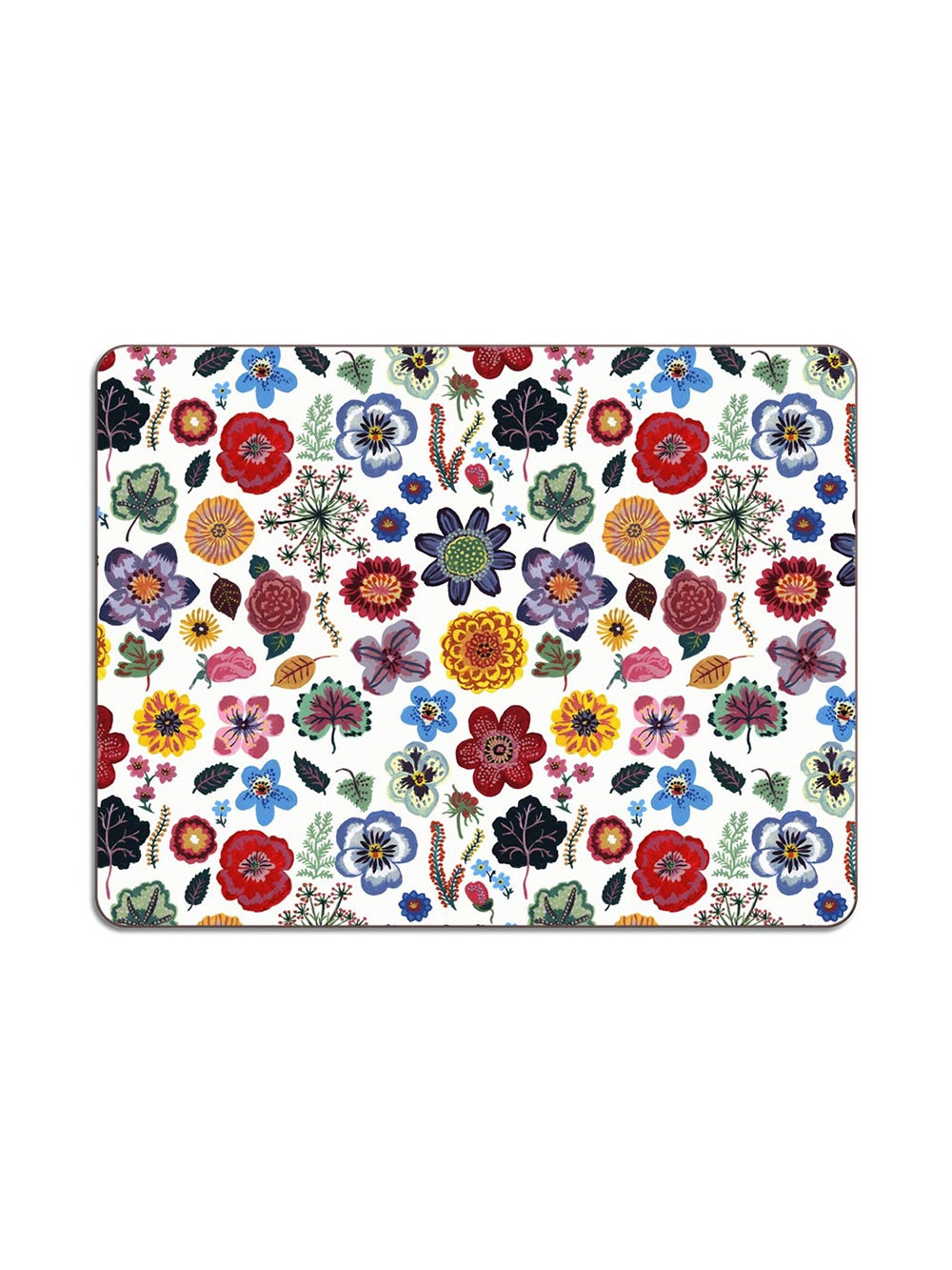 Wild Flowers Rectangular Table Mat from Avenida Home with artwork by Nathalie Lété 