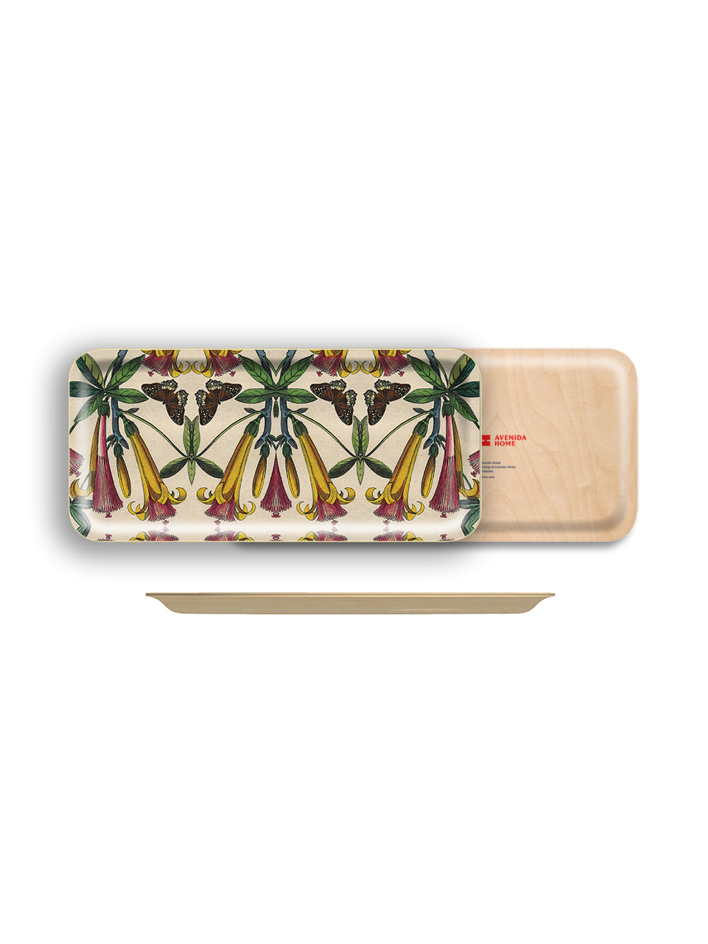 Yellow Flower Narrow Tray