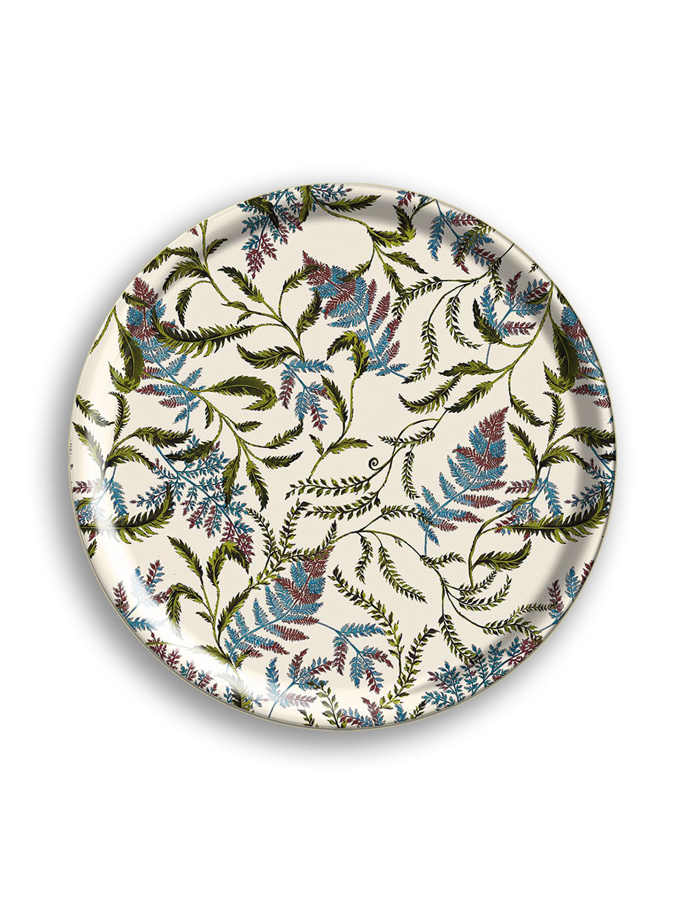 Ferns Large Round Tray