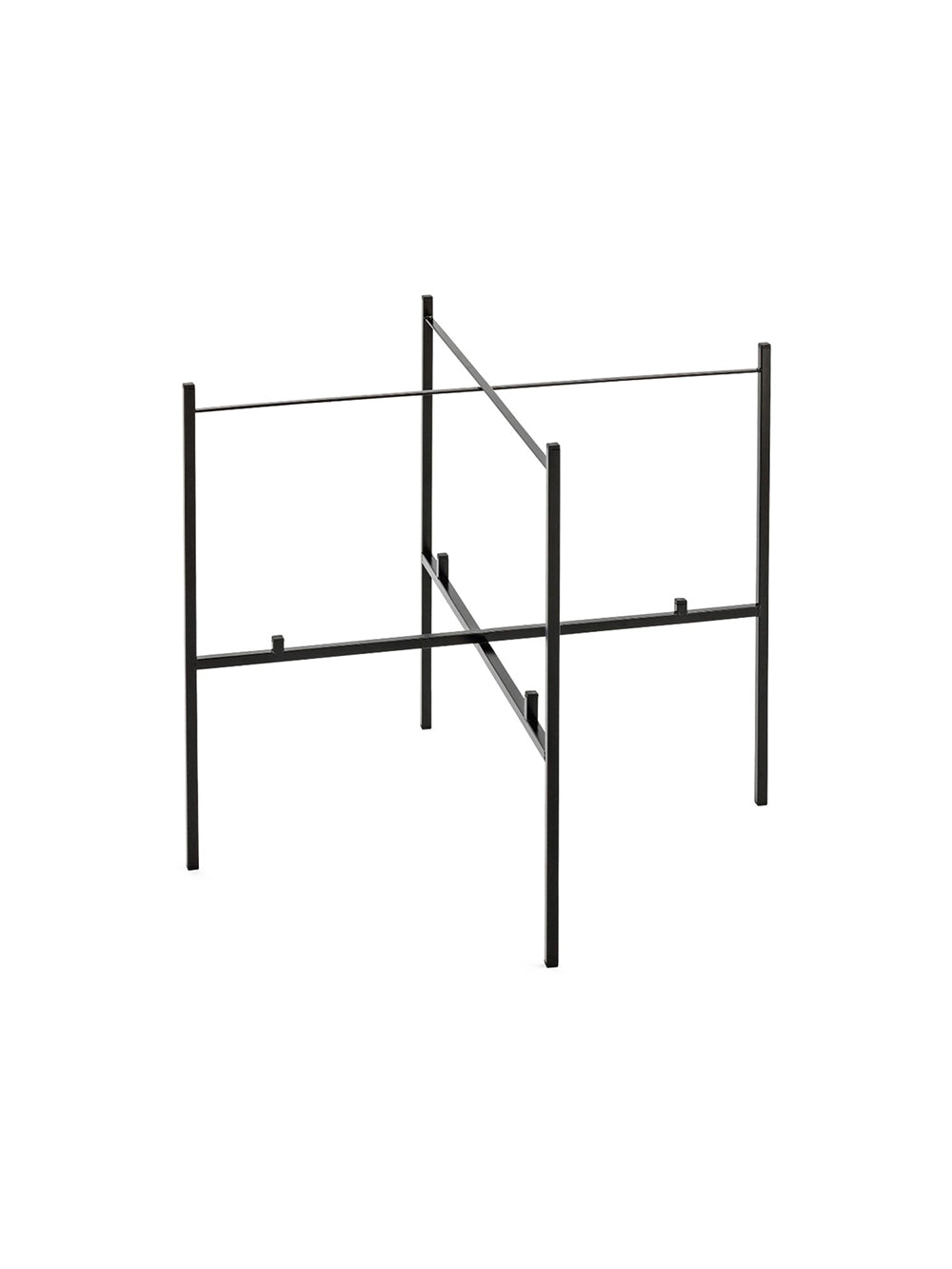 Matt Black Tray Stand 38-46cm for Birchwood Trays  By Avenida Home